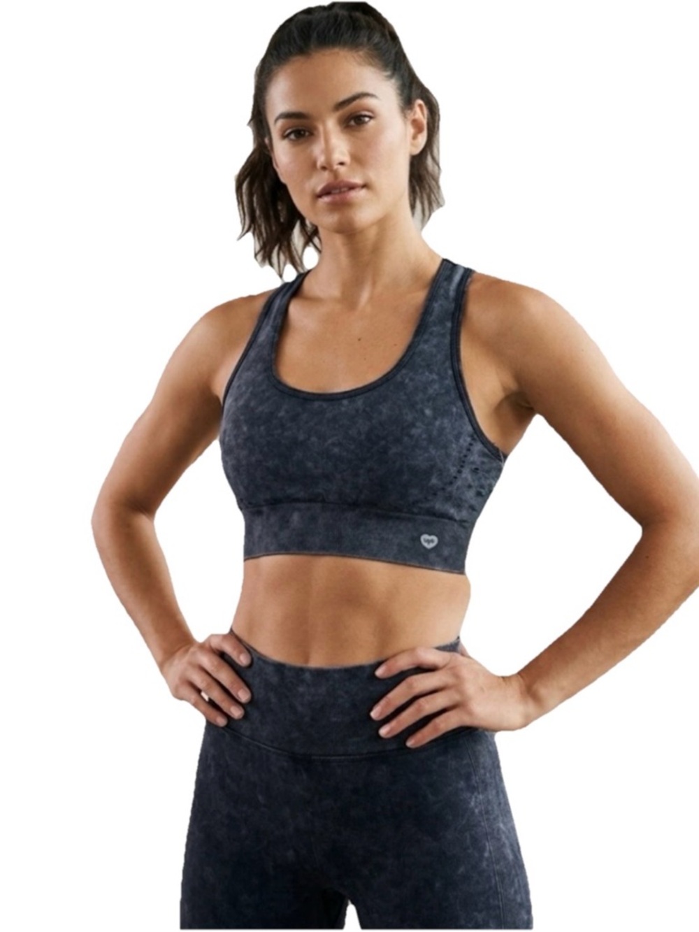 Wildfox Sweat Women’s Black Nylon Sports Bra Size XS & Medium